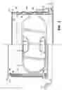 Fig. 04 - Compression rail for sliding cup holder tray
