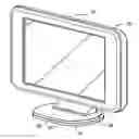 Fig. 01 - Vertical flat panel security mounting device