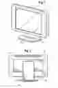 Fig. 02 - Vertical flat panel security mounting device