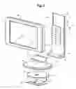 Fig. 03 - Vertical flat panel security mounting device