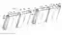 Fig. 01 - Pickets for use in modular fence systems
