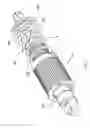 Fig. 03 - Adjusting mechanism with a helical spring of large diameter