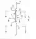 Fig. 14 - Suspension system for a ski