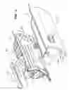 Fig. 03 - Glove box assembly exhibiting knee impact force transferring structure with respect to an associated vehicle dash/instrument panel and reinforcing bar