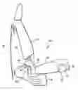 Fig. 01 - Remote release seat cushion lock with one hand operation