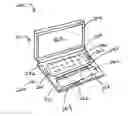 Fig. 01 - Wide touchpad on a portable computer