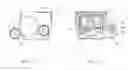 Fig. 86 - Mobile telecommunications device with closely arranged printhead and media drive