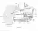 Fig. 99 - Mobile telecommunications device with closely arranged printhead and media drive