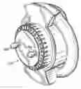 Fig. 01 - Ceiling lamp holder to accept a non-incandescent lamp