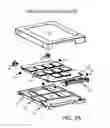 Fig. 03 - Thin hard drive with 2-piece-casing and ground pin standoff to reduce ESD damage to stacked PCBA's