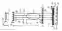 Fig. 01 - X-ray optical transmission grating of a focus-detector arrangement of an X-ray apparatus for generating projective or tomographic phase contrast recordings of a subject