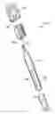 Fig. 01 - Travel toothbrush with toothpaste in handle