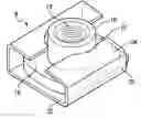 Fig. 01 - Cage nut with non-cross threading angled cage