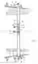 Fig. 02 - Device for adjusting the centring of a turbo-engine pivoting vane control synchronization ring