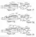 Fig. 10 - Methods of forming metal layers using multi-layer lift-off patterns