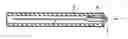 Fig. 01 - Method of securing acupuncture needle to insertion tube and acupuncture needle with insertion tube