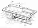 Fig. 01 - Fill and drain whirlpool bath