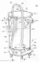 Fig. 01 - Portable cleaning assembly with waste container