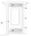 Fig. 01 - Door assembly with concealed door closer