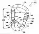 Fig. 01 - Carabiners having a captive eye opening