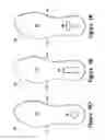Fig. 15 - Article of footwear with a removable foot-supporting insert