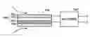 Fig. 01 - Catalytic device with fuel cell portion and catalytic conversion portion