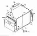 Fig. 02 - Portable soft shell cooler with compartmented rack for individual meal and beverage containers