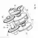 Fig. 16 - Method and device for the mechanical or magnetic transmission of force