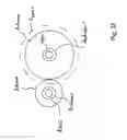 Fig. 25 - Method and device for the mechanical or magnetic transmission of force