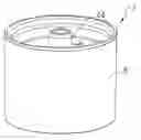Fig. 01 - Beverage extraction assembly for extracting a beverage from a particulate substance contained in a cartridge