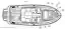 Fig. 01 - Boat with retractable deck mounted rumble seat