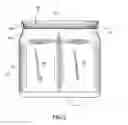 Fig. 07 - Plastic coffee container with corner handle