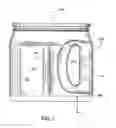 Fig. 09 - Plastic coffee container with corner handle