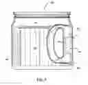Fig. 09 - Circular plastic coffee container with handle
