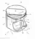 Fig. 01 - Plastic coffee container with handle