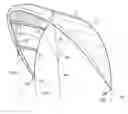 Fig. 01 - Wing having a negative dihedron for towing a load