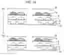 Fig. 10 - Solid state image sensor with transparent film on micro-lenses and offsetting positions of micro-lenses and color filters from a central portion of a corresponding light receiving area