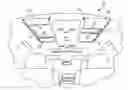 Fig. 01 - Vehicle window interior shade assembly