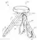 Fig. 01 - FOLDING STOOL FOR SPORTSMEN AND OTHER APPLICATIONS