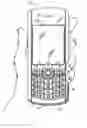 Fig. 01 - Adjustable on-screen cursor sensitivity on a handheld communication device