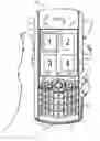Fig. 01 - On-screen diagonal cursor navigation on a handheld communication device