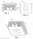 Fig. 03 - Quasi-radial heatsink with rectangular form factor and uniform fin length