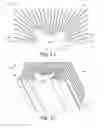 Fig. 05 - Quasi-radial heatsink with rectangular form factor and uniform fin length