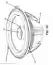 Fig. 04 - Audio speaker having a tweeter capable of continuous rotation