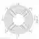 Fig. 06 - Evenly elastically deformable damper for speaker