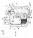 Fig. 24 - Fiber distribution hub with swing frame and modular termination panels