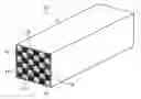 Fig. 01 - Ceramic honeycomb structural body and method of manufacturing the same