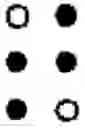 Fig. 166 - Method for expressing characters for reading by tactile sense and apparatus