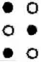 Fig. 32 - Method for expressing characters for reading by tactile sense and apparatus