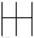 Fig. 35 - Method for expressing characters for reading by tactile sense and apparatus